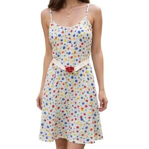 fitted dresses for women Basically Black Midi Dress Large / Black White/Flowers:Size 10 coudre Satin Lining Maesa Organza Floral Dress